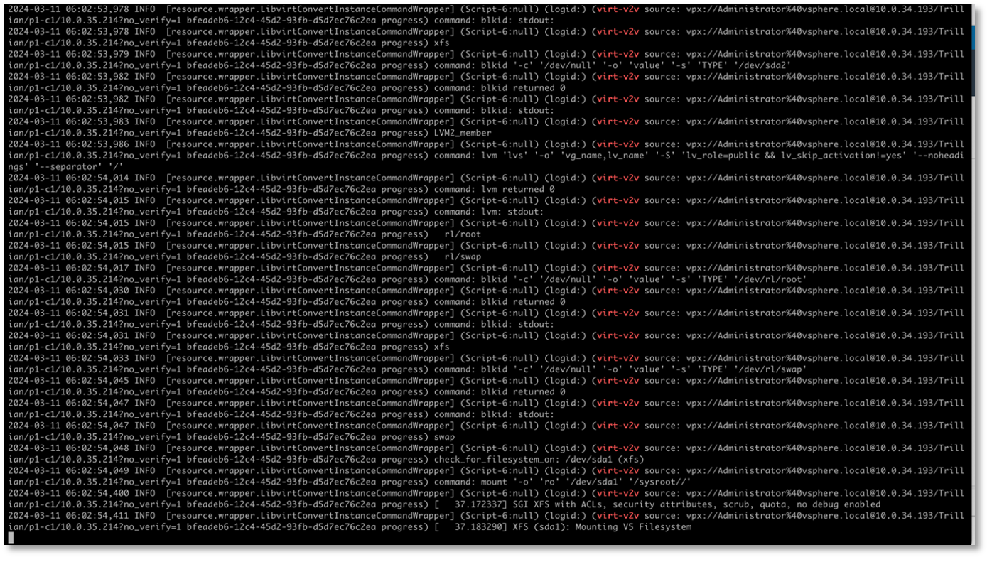 cloudstack log