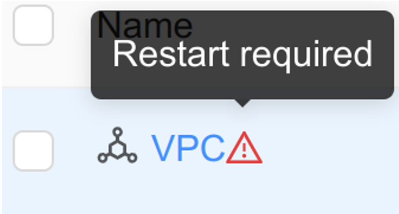 CloudStack VPC restart