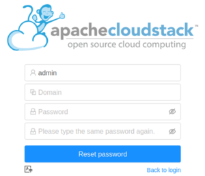 cloudstack login 3