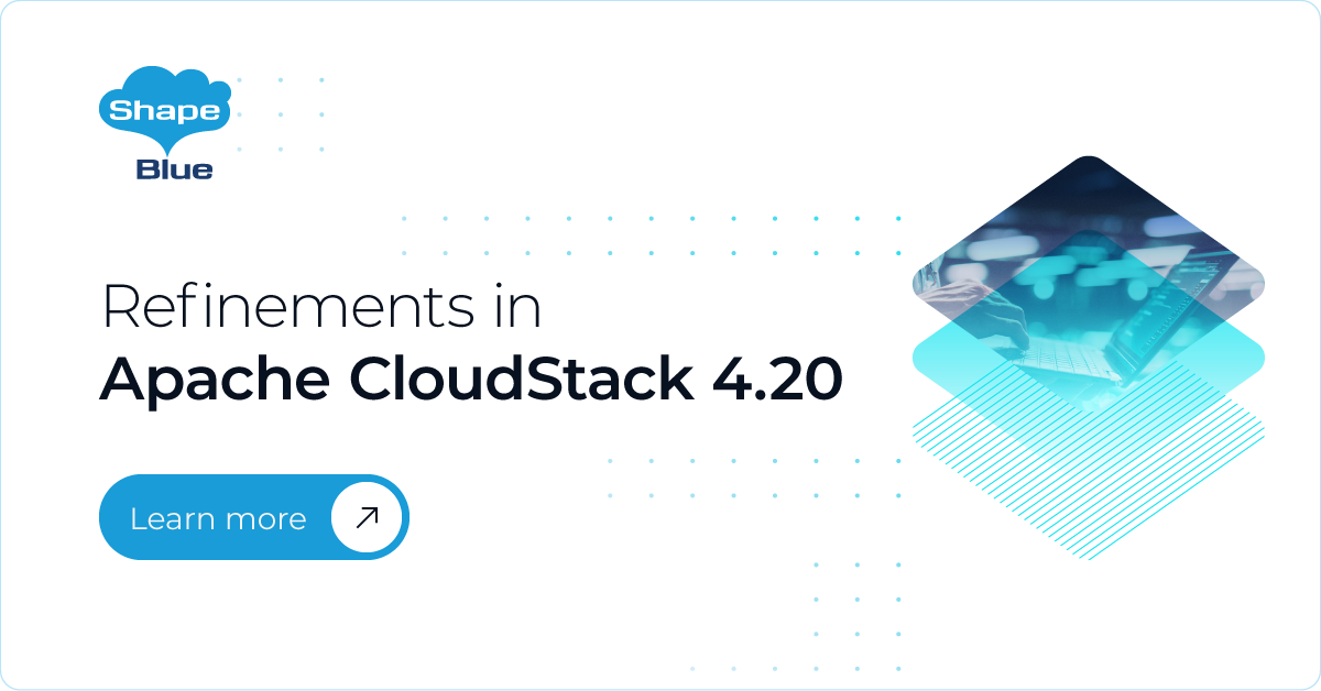 refinements in cloudstack