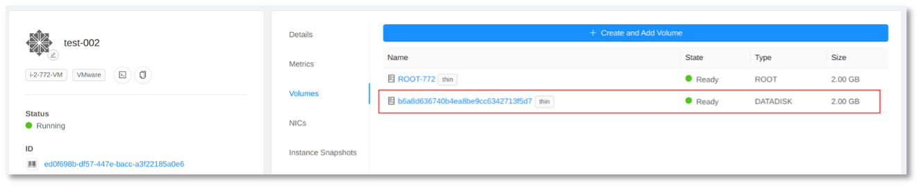 cloudstack test